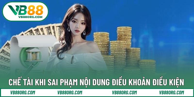 Chế tài trong bất kỳ sai phạm nào với chính sách nhà cái